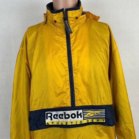 Wind Breaker Jacket Reebok Reebok | Jackets & Coats | Reebok Athletic Dept Roll Up Hood ...